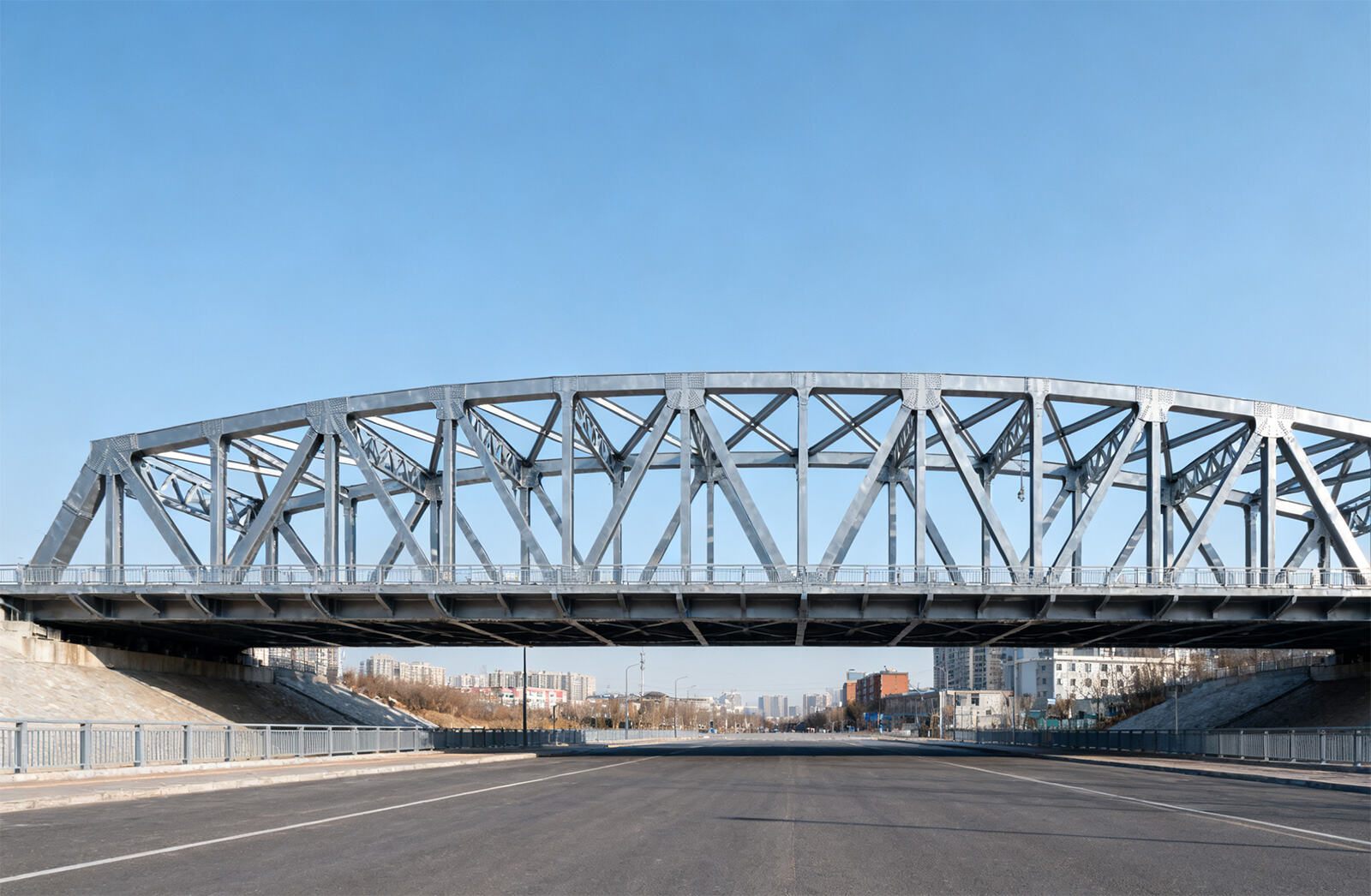 Single Span Steel Bridge