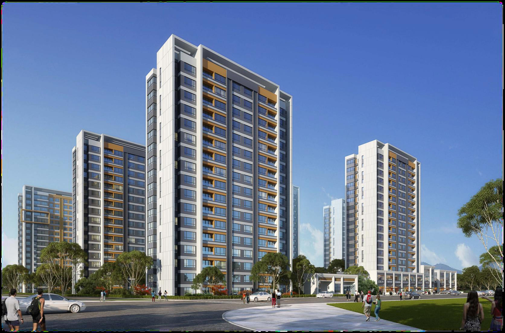 JINAN NEW AND OLD KINETIC ENERGY CONVERSION STARTING AREA SUNGENG STREET QICUN INTEGRATED RESETTLEMENT AREA RENTAL HOUSING PROJECT