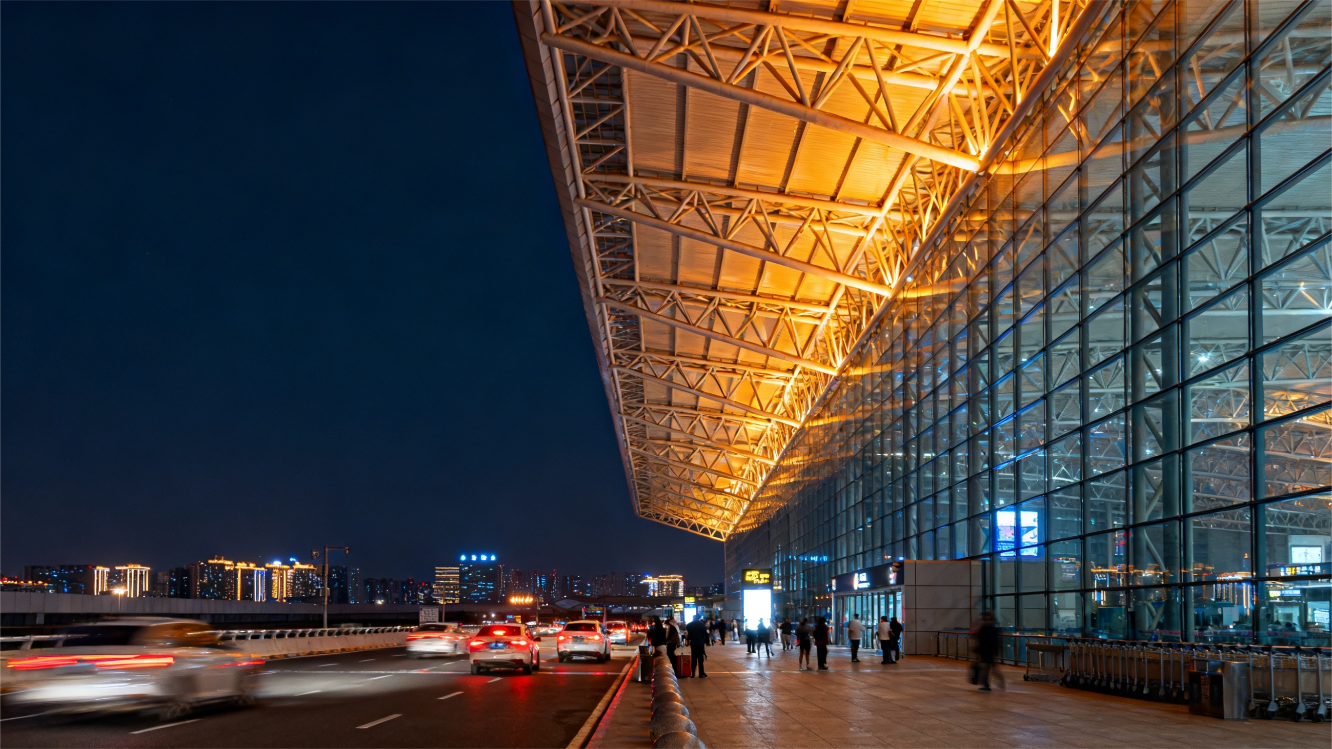 Steel structure airport