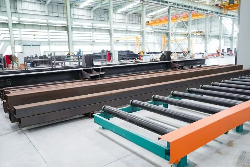 Prefabricated steel column