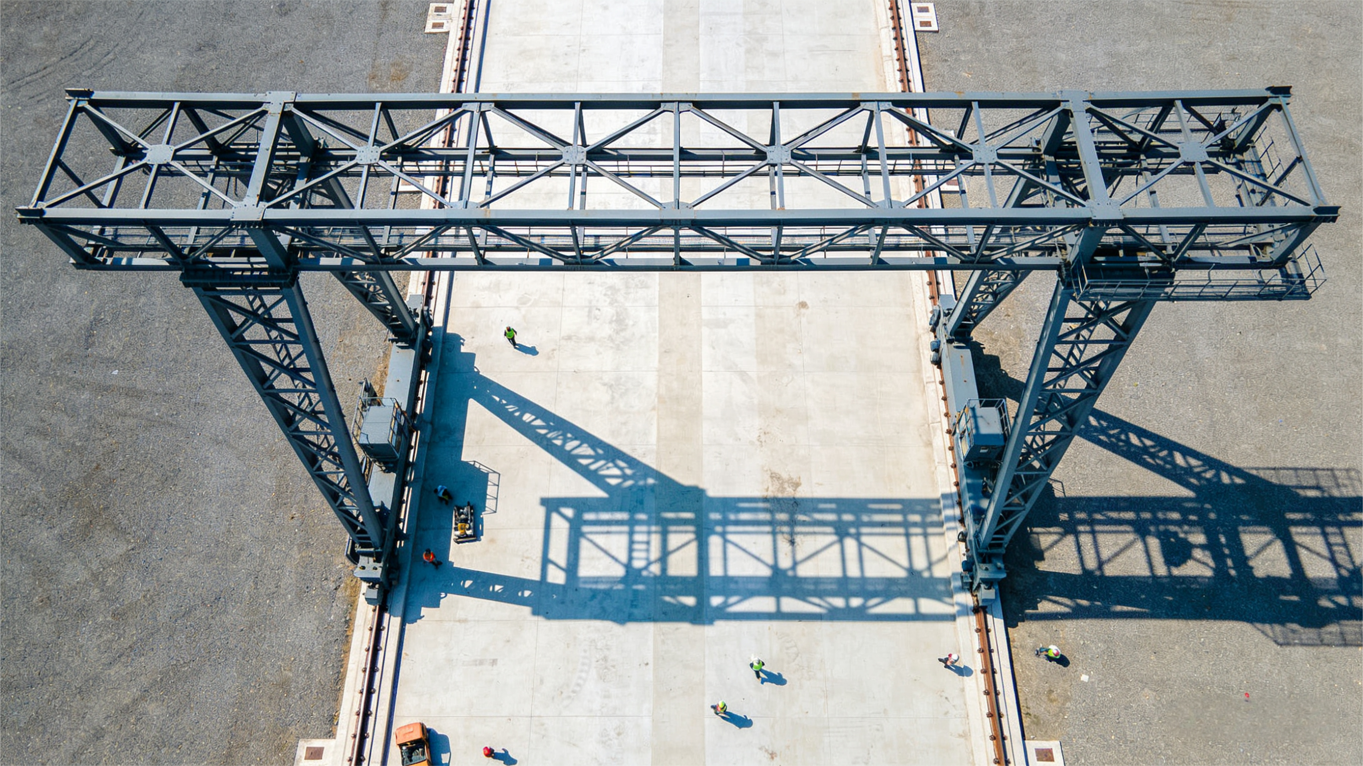 Steel structure crane frame