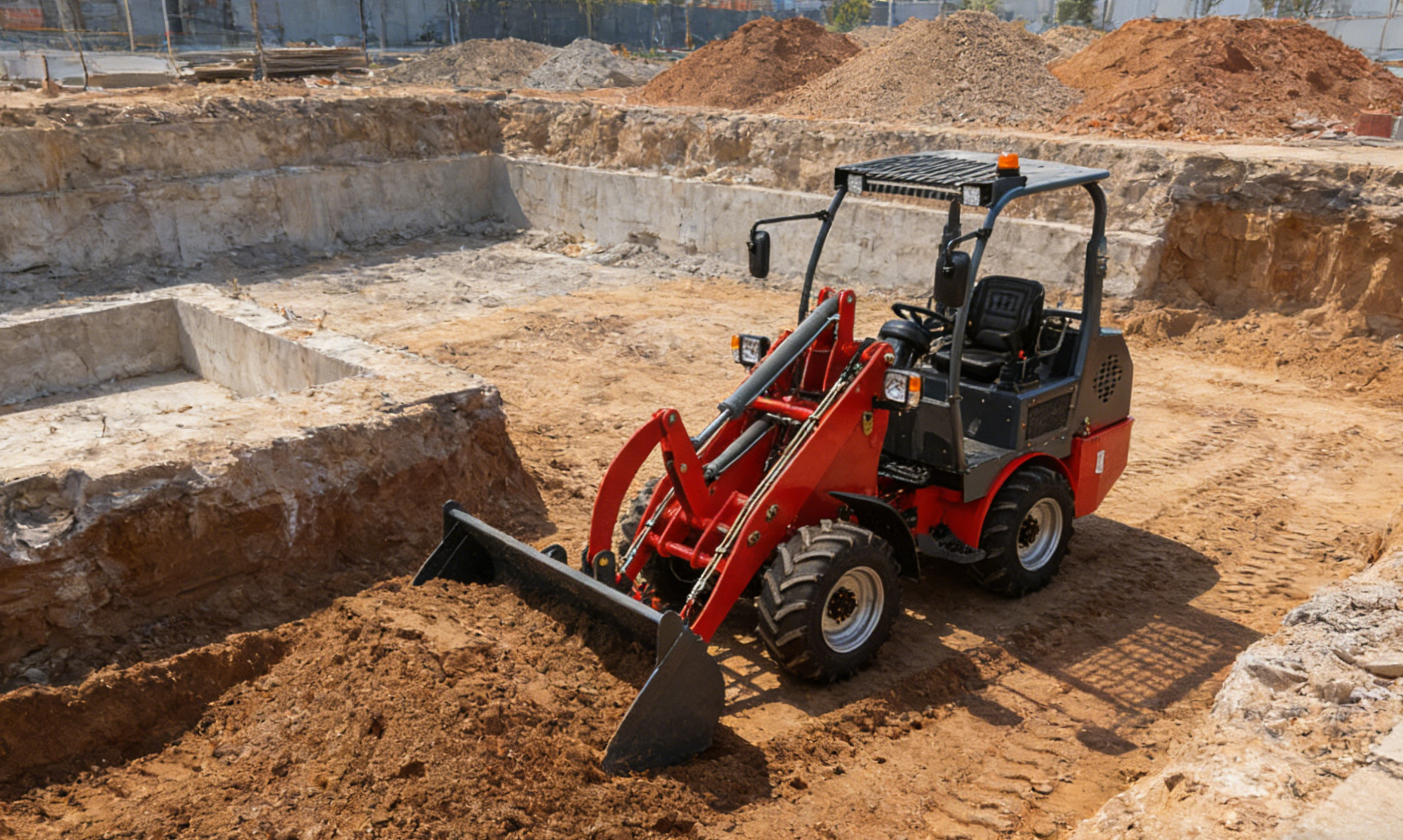 Loader fis-Soluzzjonijiet għall-Costruzzjoni għal Ispazji Ħażin u Għall-It-Turnaround Malajr | Nuoman