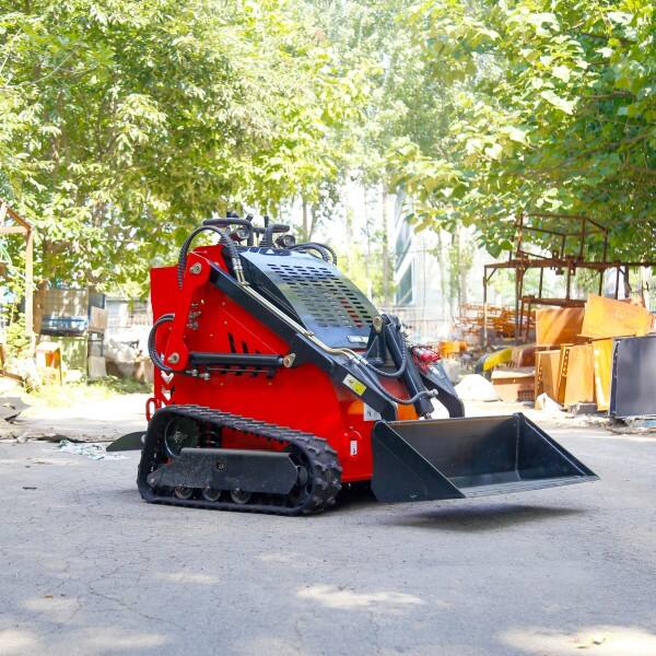 NM-380 High Quality Multi Functional Low Price Good Efficient Red Skid Steer Loader Best Sale