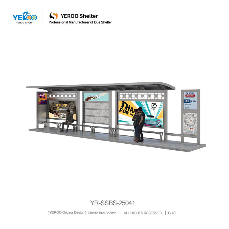 Low Maintenance Bus Shelter- YR-SSBS-25041