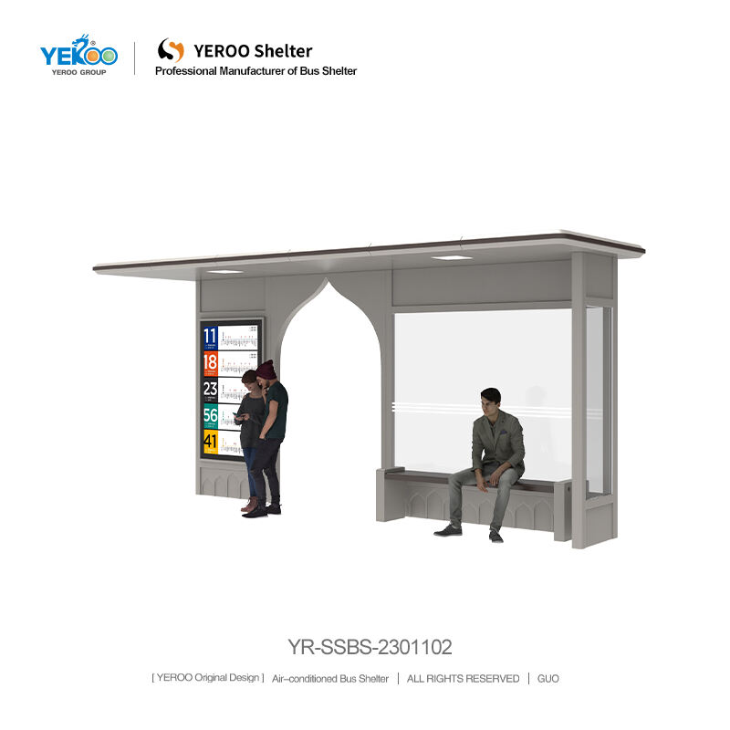Solar Bus Stop Shelter- YR-SSBS-2301102