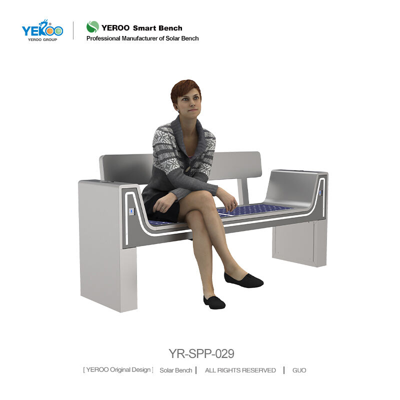 Solar Charging Public Bench- YR-SPP-029