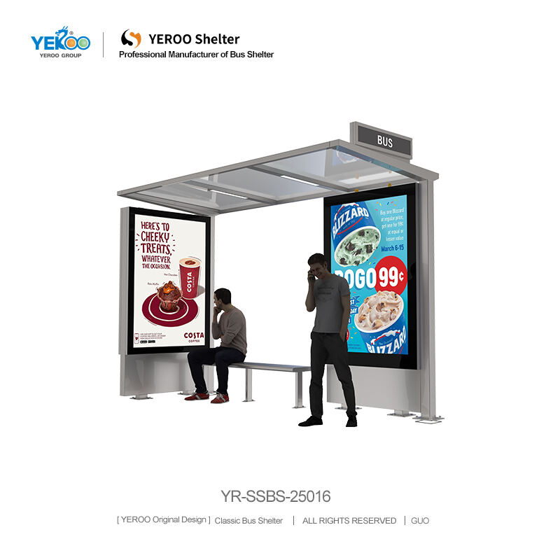 Prefabricated Bus Shelter- YR-SSBS-25016
