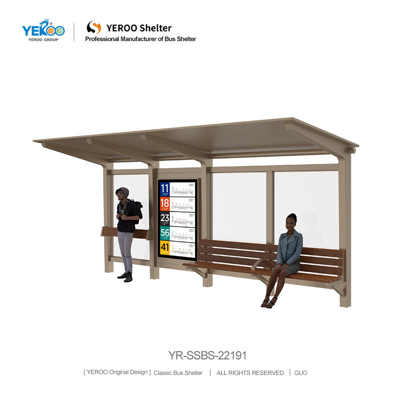 Metal Bus Stop Shelter- YR-SSBS-22191
