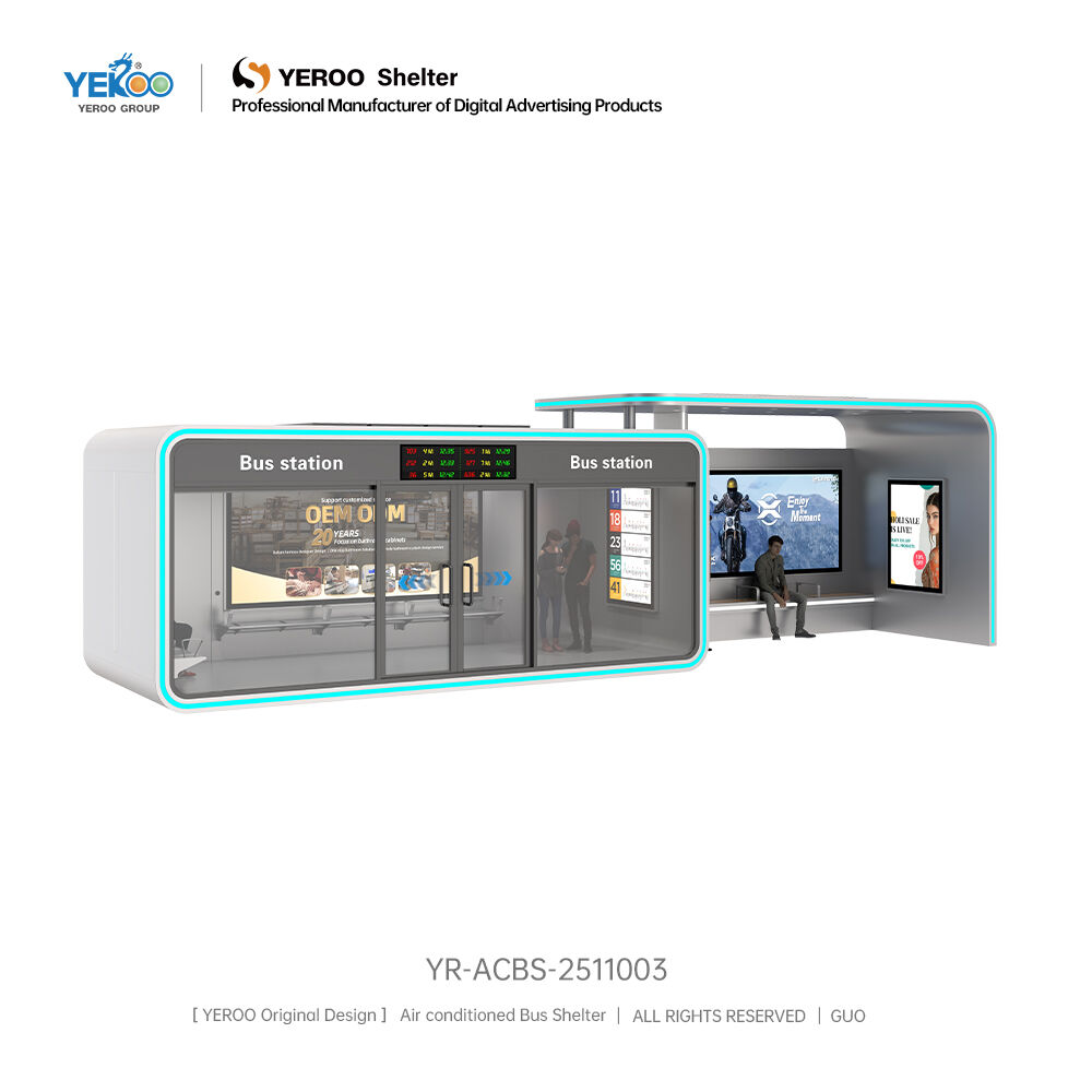 Closed Intelligent Bus Shelter with Air Conditioning- YR-ACBS-2511003
