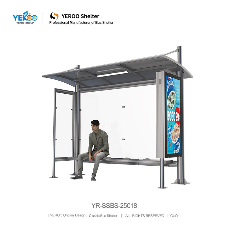 Prefab Bus Shelter- YR-SSBS-25018