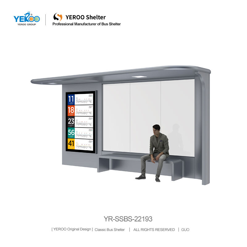 Modern Bus Stop Shelter Design- YR-SSBS-22193