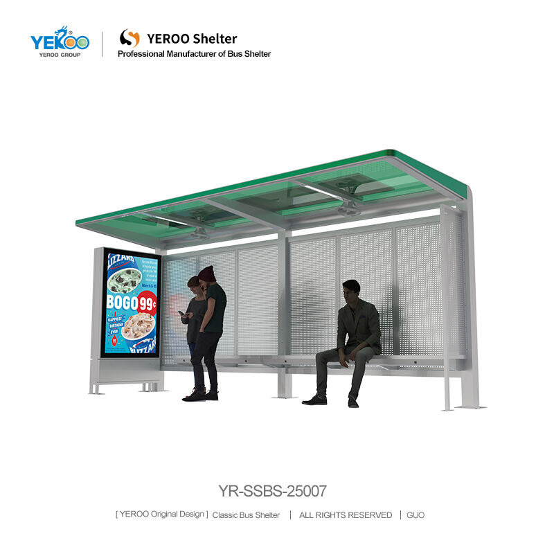Solar Bus Shelter for Sale- YR-SSBS-25007