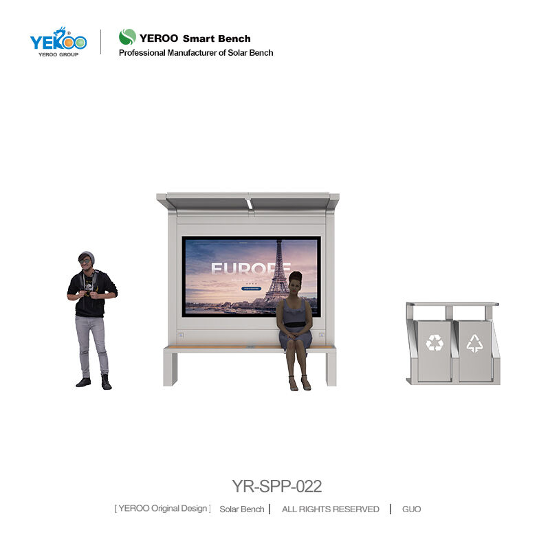 Solar-powered Taxi Waiting and Charging Booth- YR-SPP-022
