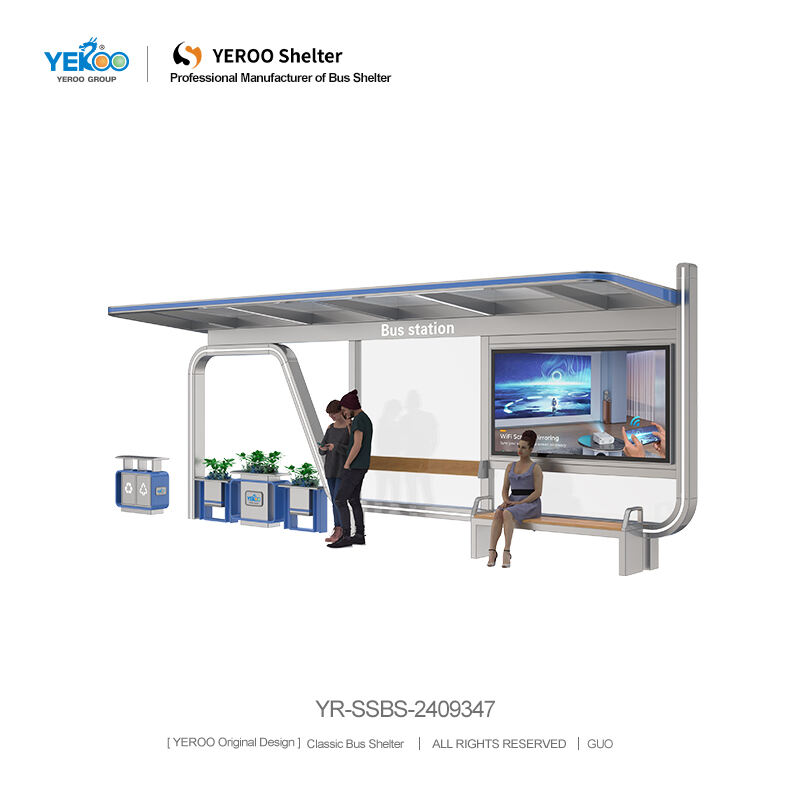 Bus Shelter with Signage- YR-SSBS-2409347