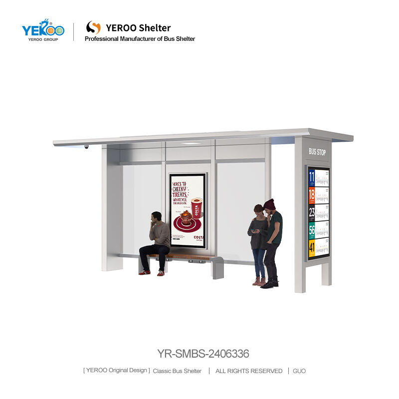 Aluminium Bus Shelter- YR-SMBS-2406336
