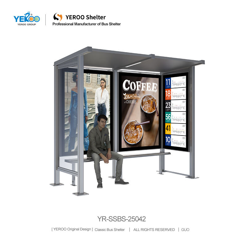 Vandal Proof Bus Shelter- YR-SSBS-25042