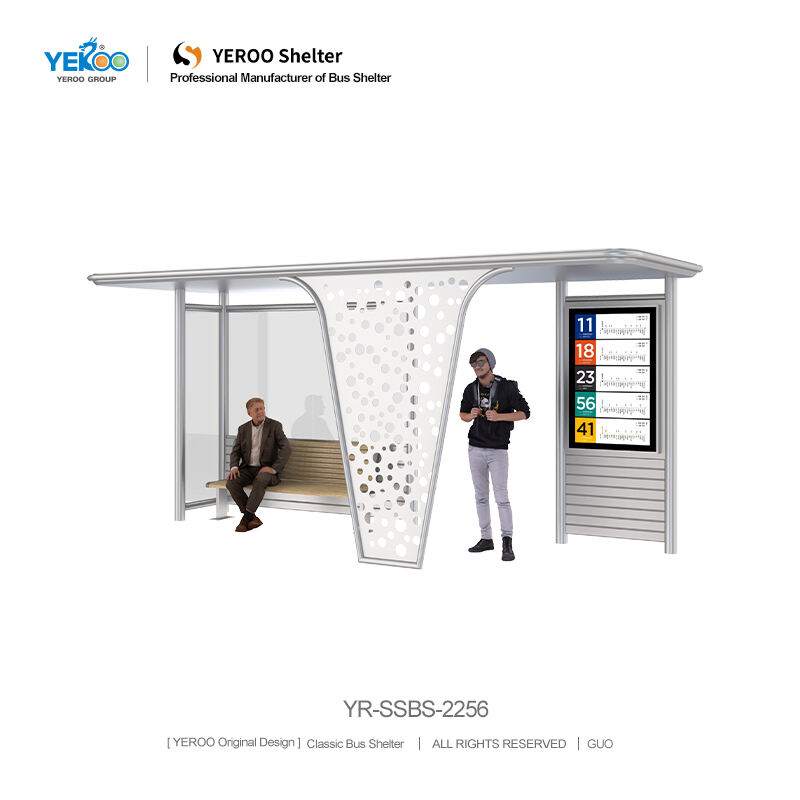 Bus Stop Shelter Outdoor- YR-SSBS-2256