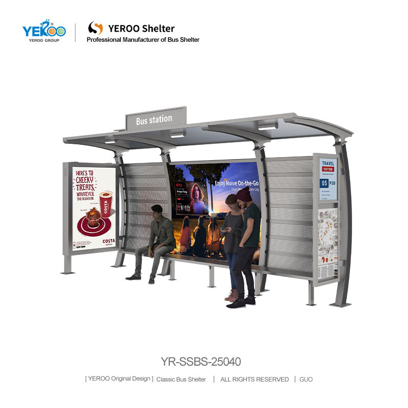 Bus Shelter with Display- YR-SSBS-25040