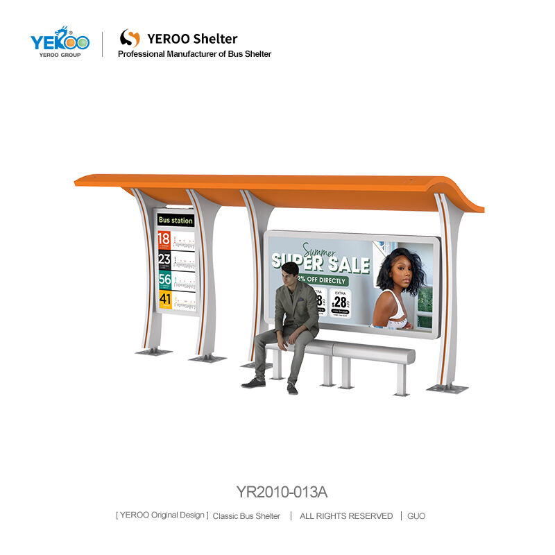 Bus Shelter with LED Lighting- YR2010-013A
