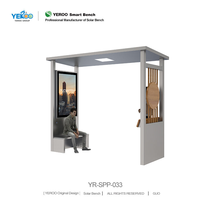 Urban Solar-powered Taxi Waiting Shelter- YR-SPP-033