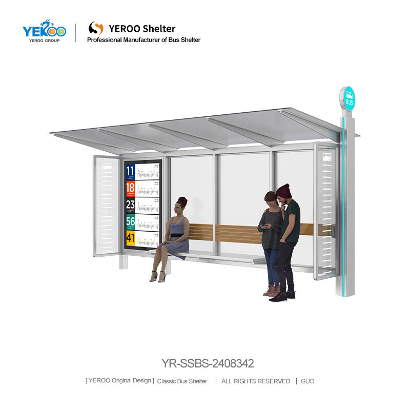 Prefabricated Bus Stop Shelters- YR-SSBS-2408342
