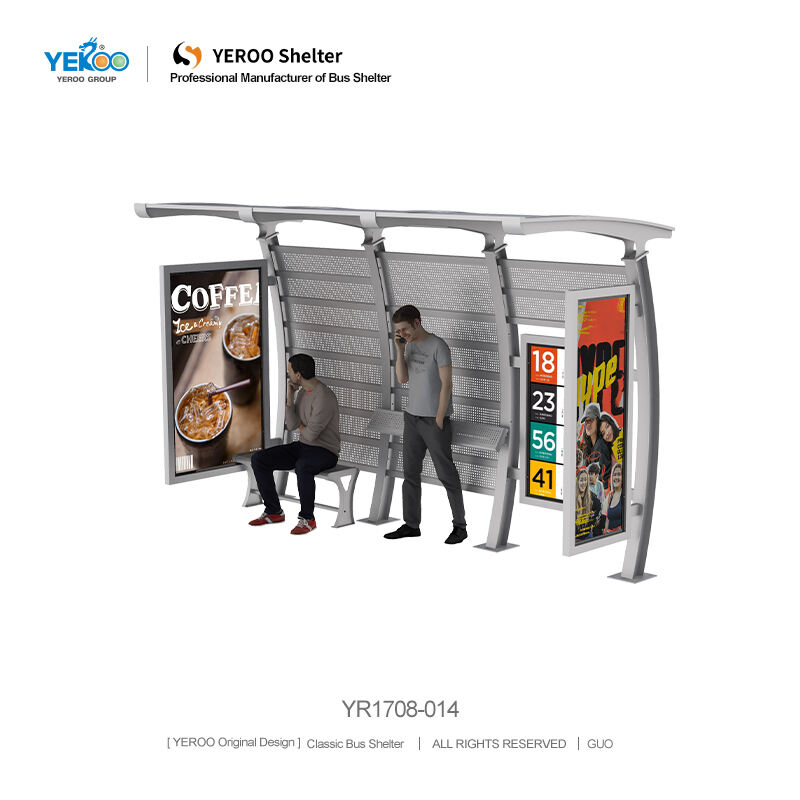 Bus Shelter with Lighting System- YR1708-014