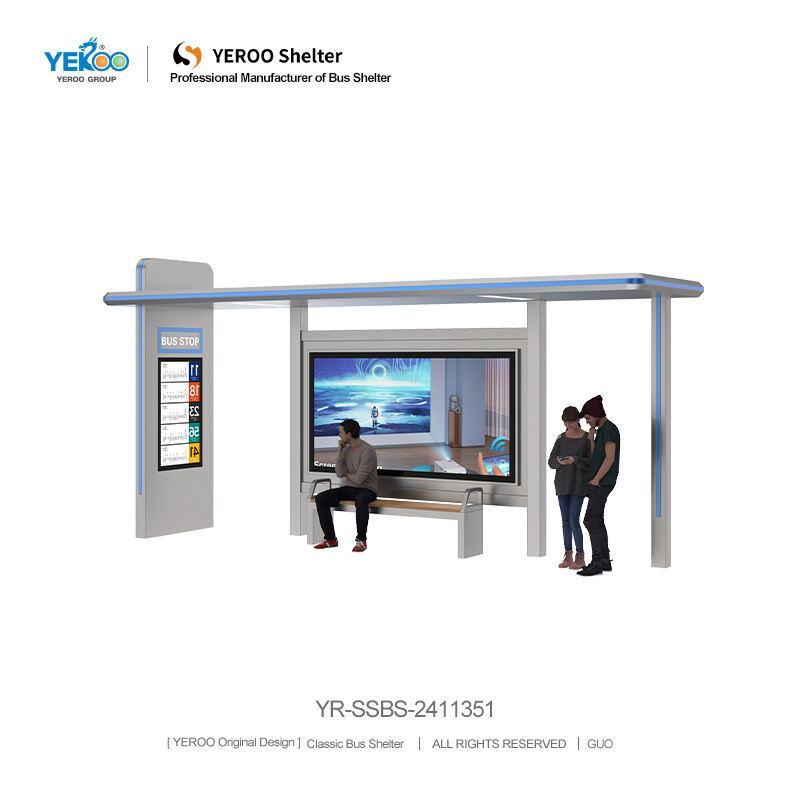 Vandal Resistant Bus Shelter- YR-SSBS-2411351