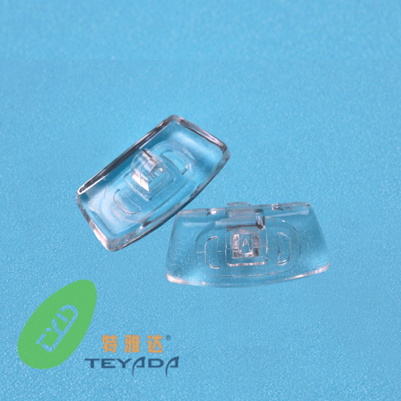 G-437 Rectangle 12.2mm Screw/Clip-ON Nose Pad