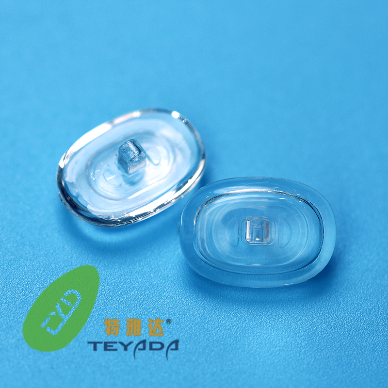 Almohadilla nasal ovalada Q-46 de aire-vacío con tornillo/clip-on