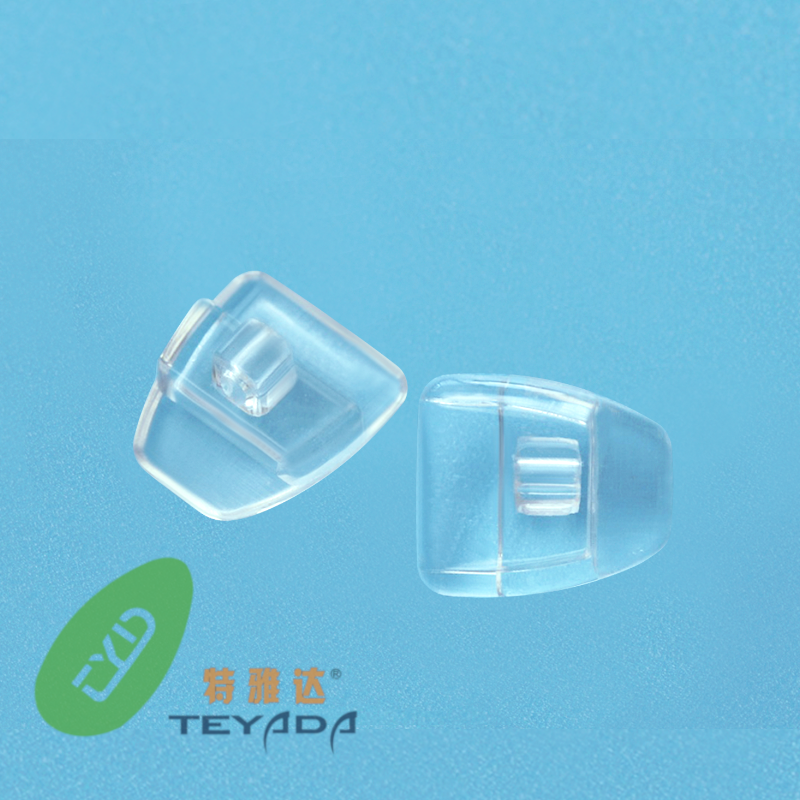 G-594 Rectangle 8.2mm Screw/Clip-ON Nose Pad