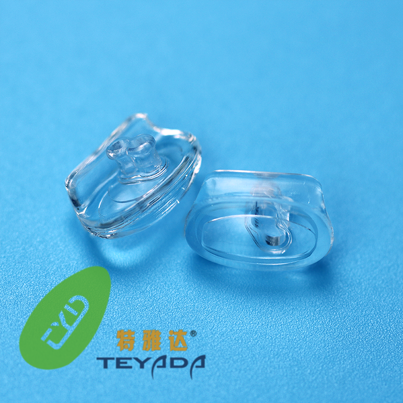 Q-16 Air-Vacuum D-Shape Button-UP Nose Pad