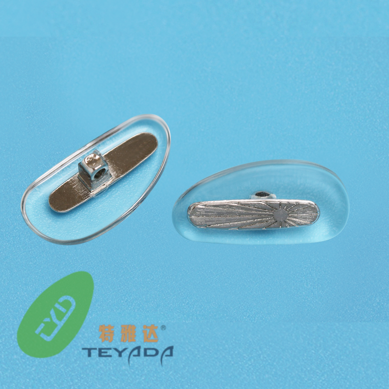 G-481 D-Shape 15.3mm Screw/Clip-ON Nose Pad