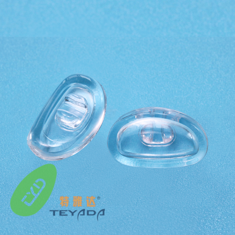 Q-07 Air-Vacuum D-Shape 12.2mm Screw/Clip-ON Nose Pad