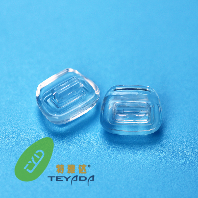 G-656 Rectangular de 12,1 mm, almohadilla nasal de sujeción por clip