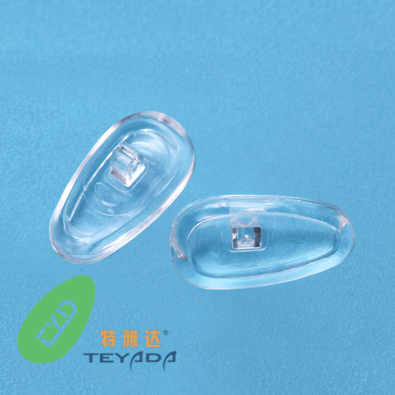 Q-01 Air-Vacuum Tear Drop 13.8mm Screw/Clip-ON Nose Pad