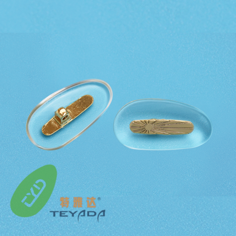 G-482 D-Shape 17.2mm Screw/Clip-ON Nose Pad