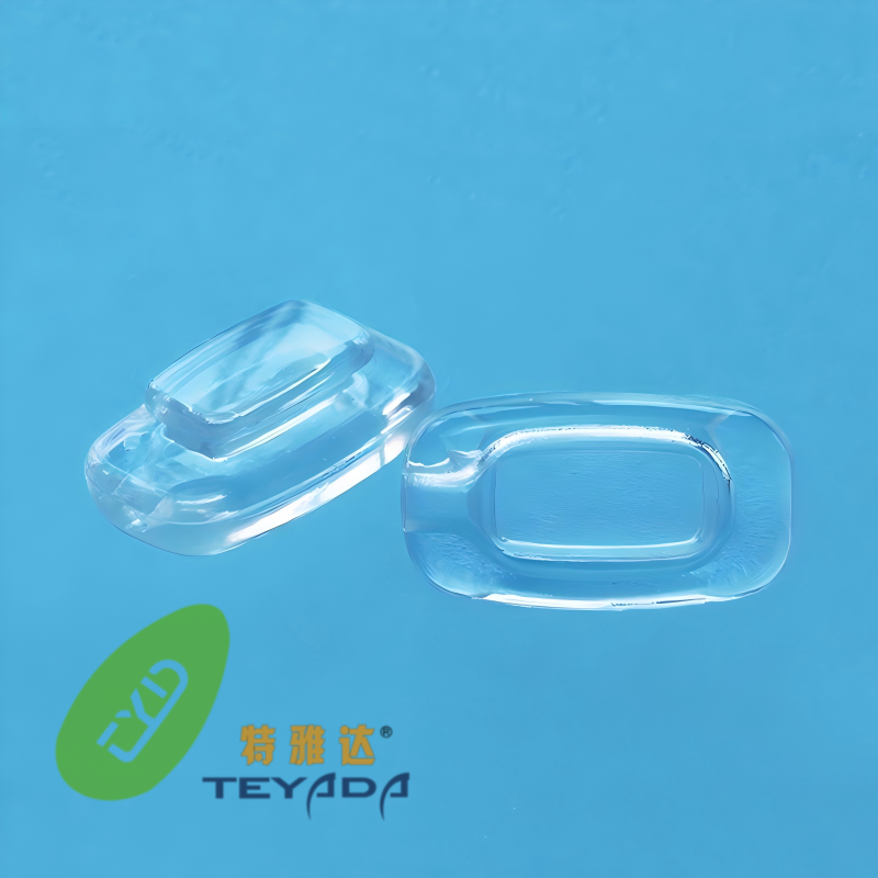 Almohadilla nasal rectangular con cámara de aire A-52, botón hacia arriba de 11 mm