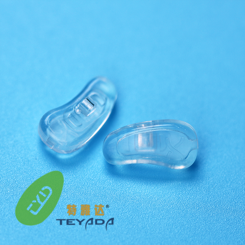 Almohadilla nasal JT-1006 de forma de gota con amortiguación de aire y fijación por rosca