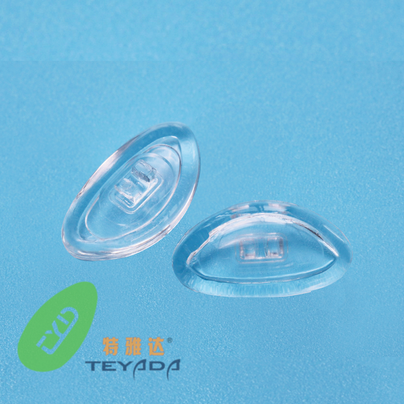 Q-08 Air-Vacuum D-Shape 13.5mm Screw/Clip-ON Nose Pad