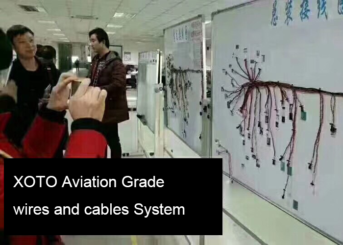 Cables de grado aeronáutico adoptados.
