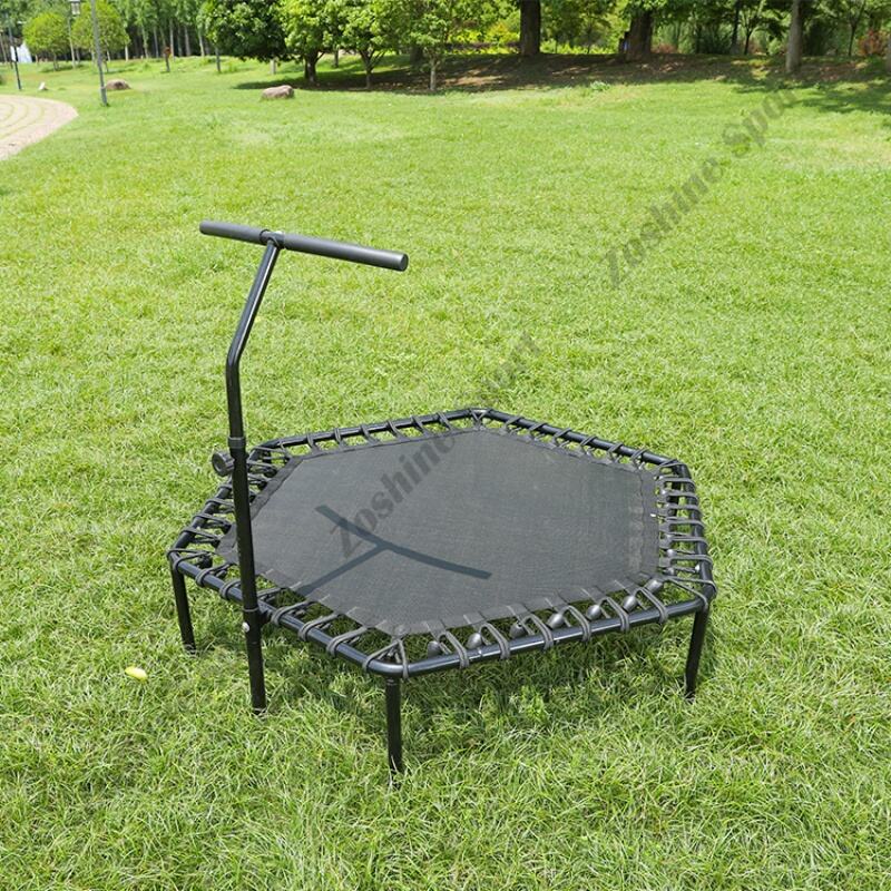 Zoshine-Hochleistungs-Innen-Fitness-Trampolin mit verstellbarem Schaumgriff