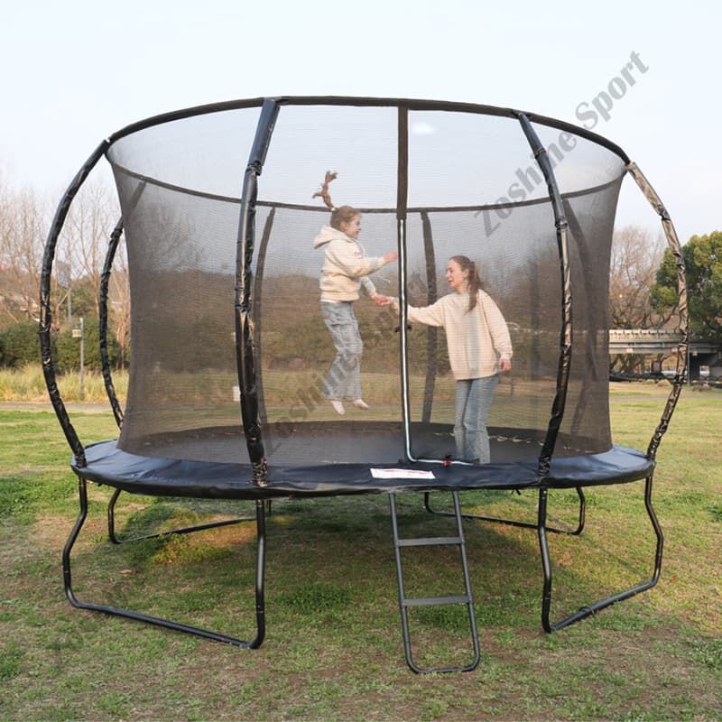 Is a round trampoline the best equipment for professional backyard fun?