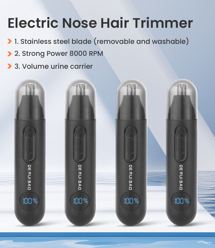 nose trimmer and shaver