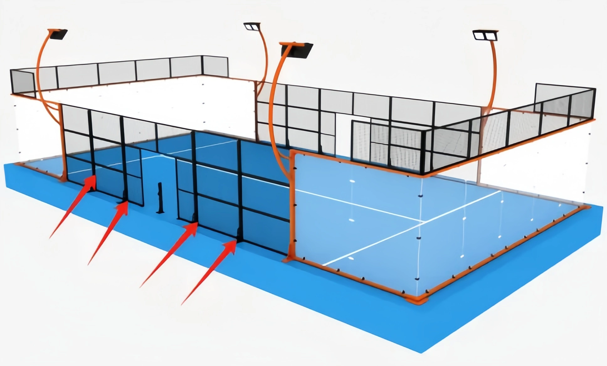 full panoramic padel court-1