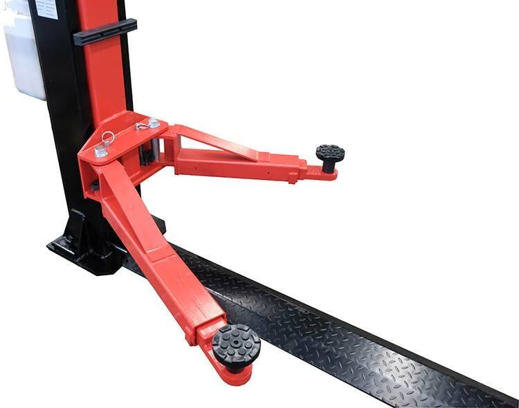 two post lift with manual one side release QJY4.0-D7 base plate.jpg