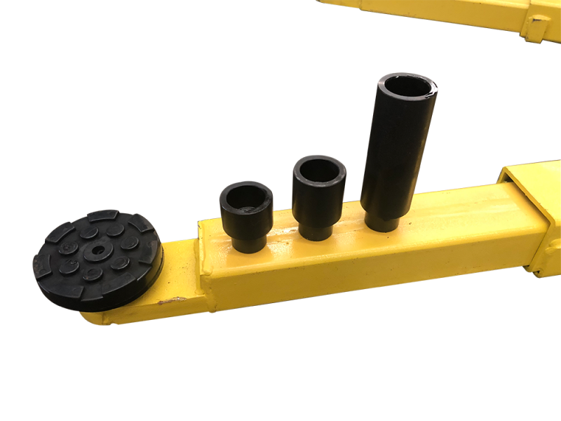 clean floor two post lift with manual two side release QJY4.0-D1 pad.png