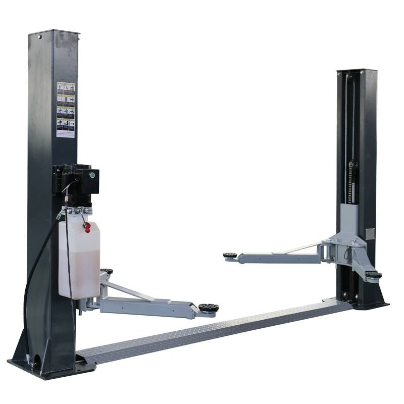 TP-3D2000 Short Two Post Lift with Manual Two Side Release