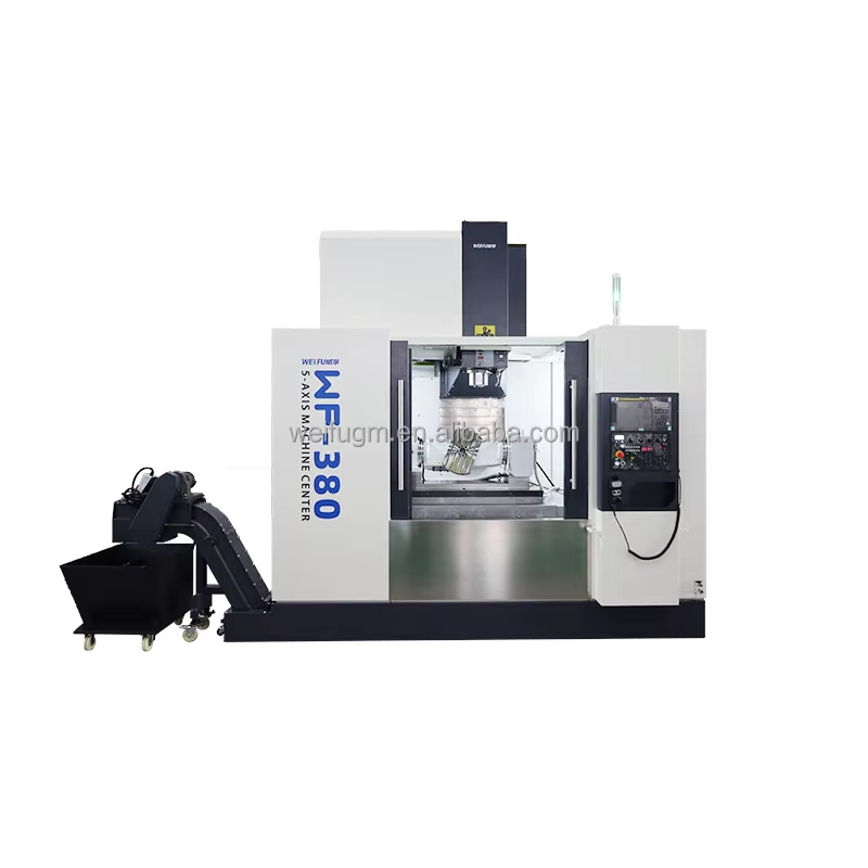 Machining Center & Parts Vertical Machining Center WF-380 Fanuc Medium Duty 3+2 Axis Cnc Milling
