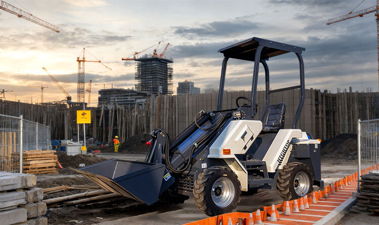 ht l28 mini wheeled loader with telescopic arm-6