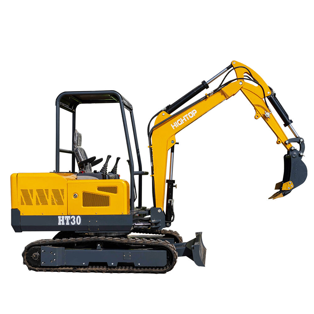 HT30 Mini Excavator - Hightop Hydraulic Crawler Machine for Sale